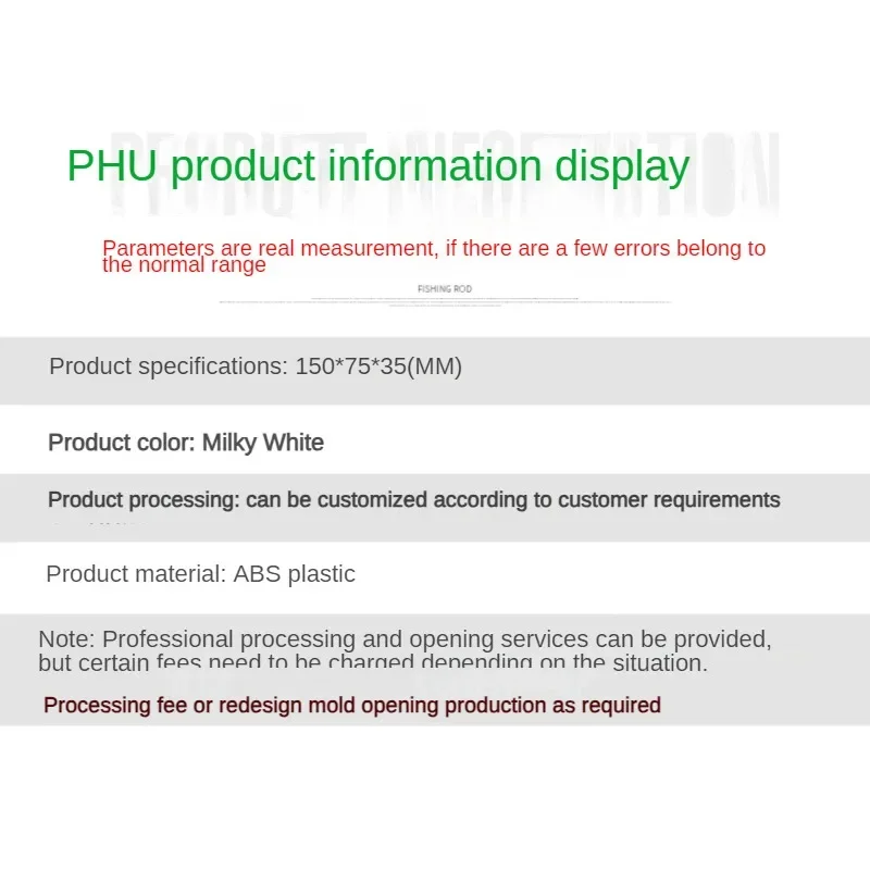 150x75x30MM  Rectangular plastic junction  ABS box instrument module casing  power supply plastic casing