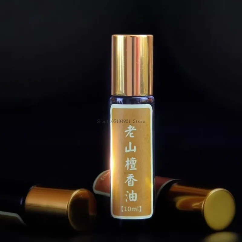 10Ml Natural Indian Old Mountain Sandalwood Oil Pure Praying Buddha Offering Fragrance Home Meditation Buddha Bead Purification