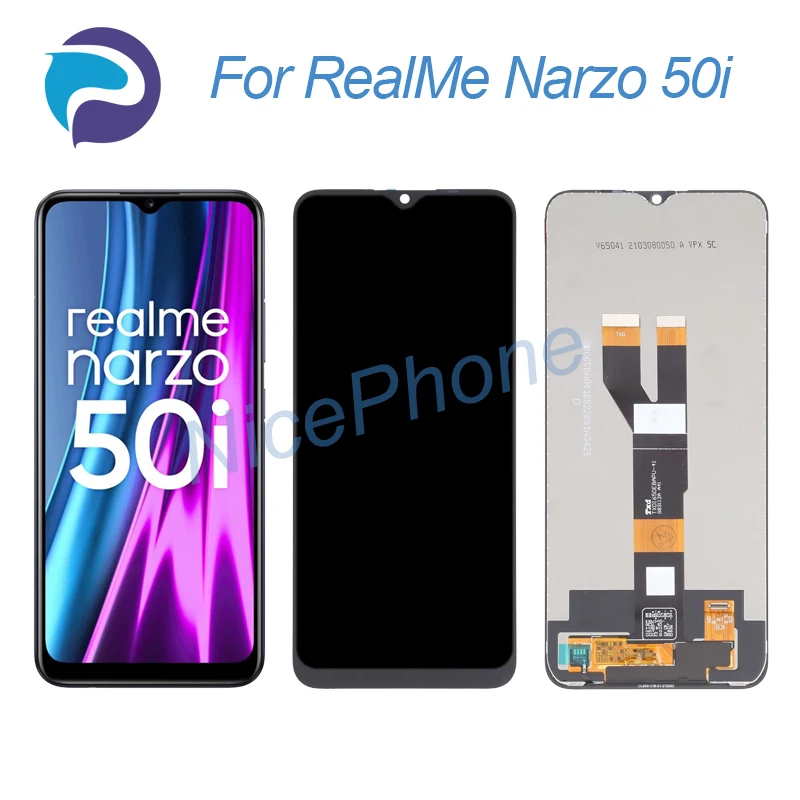 

For RealMe Narzo 50i LCD Display Touch Screen Digitizer Replacement RMX3235 1600*720 For RealMe Narzo 50i Screen Display LCD