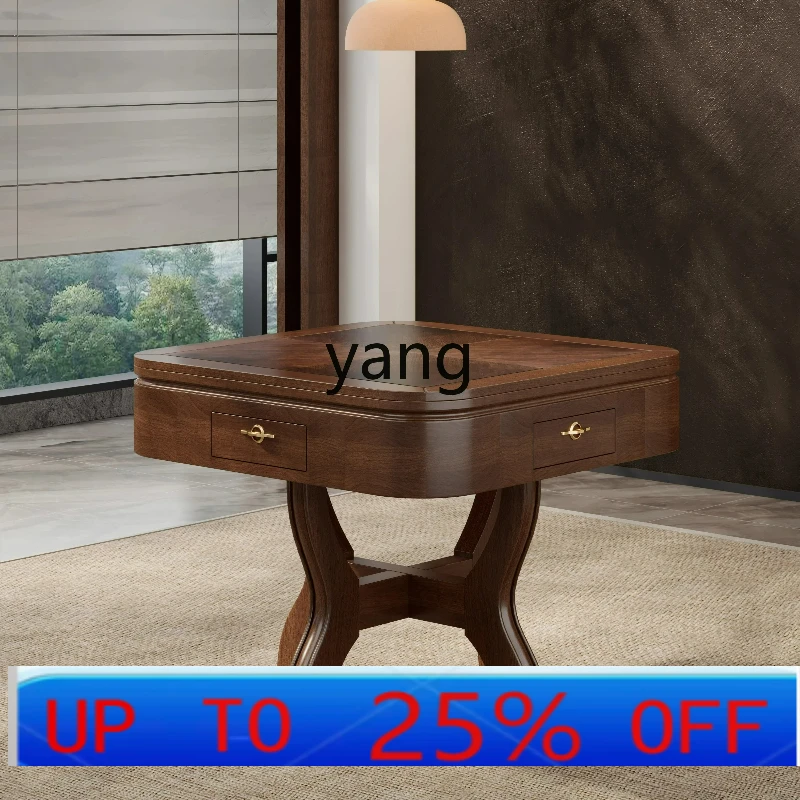 

LTT Automatic Dining Table Dual-Use Household Mute Integrated Meal Linen Small Apartment Solid Wood Storage