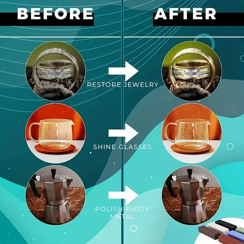 Barra composta polimento profissional 3 peças, para polimento rápido rodas aço inoxidável, joias alumínio, alto