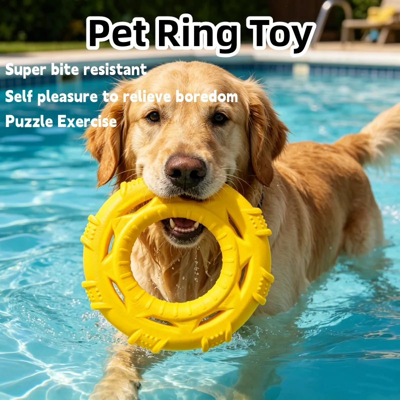 Frisbee Freestyle Disc - Jouet 3 en 1 pour chien