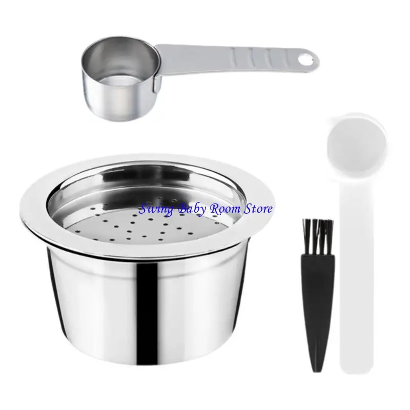 K1AD Coffee Case Coffee Thare Coffee Filter قرون قهوة قابلة لإعادة الاستخدام للقهوة