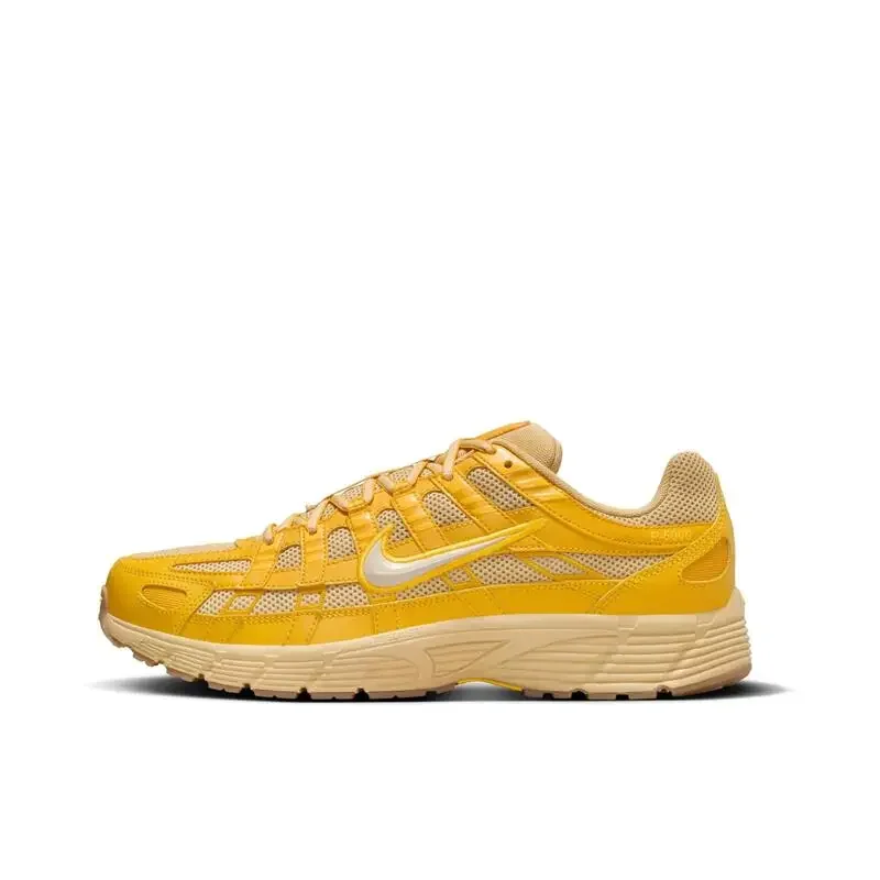 

Nike P-6000 Мужские и женские кроссовки для спорта и отдыха, модные универсальные модные кроссовки с низким вырезом, белые и желтые