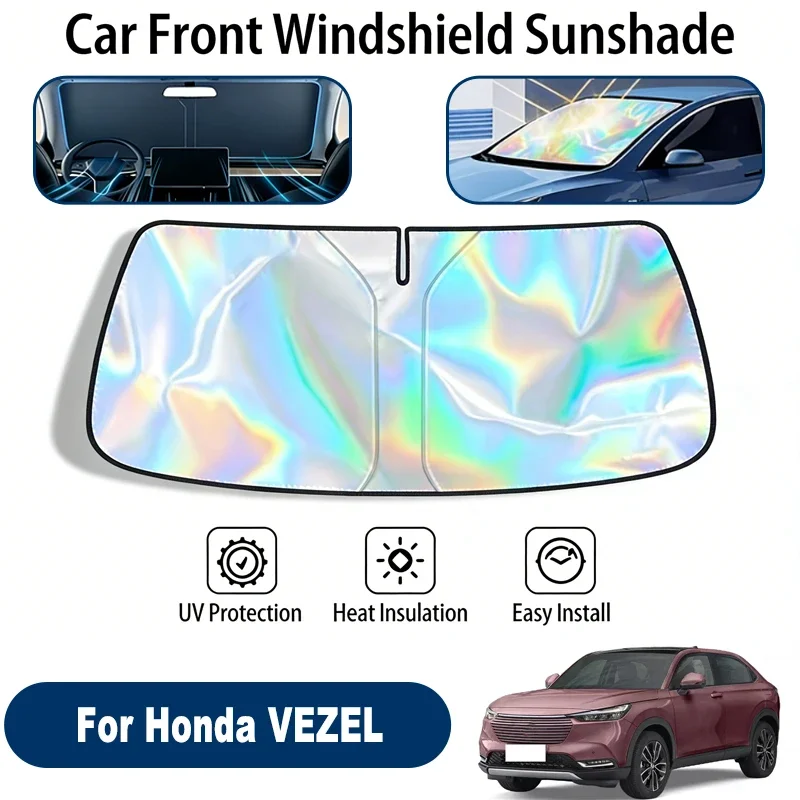

Car Windshield Sun Shade UV Reflective Sun Visor Protection Cover For Honda VEZEL RU RV 2013-2026