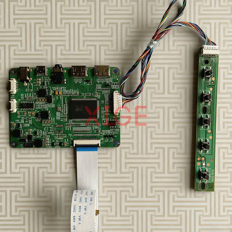 

Drive Controller Board Fit B156XW04 G156XTN02 B156XTN08 B156XTN07 1366*768 2Mini-HDMI Laptop Monitor 1366x768 30-Pin EDP Kit DIY