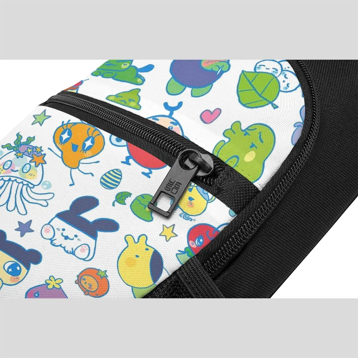 Tamagotchi Friends Chest Bag Men Sling Crossbody Backpack Chest Bag Traveling Hiking Daypack Shoulder Bag