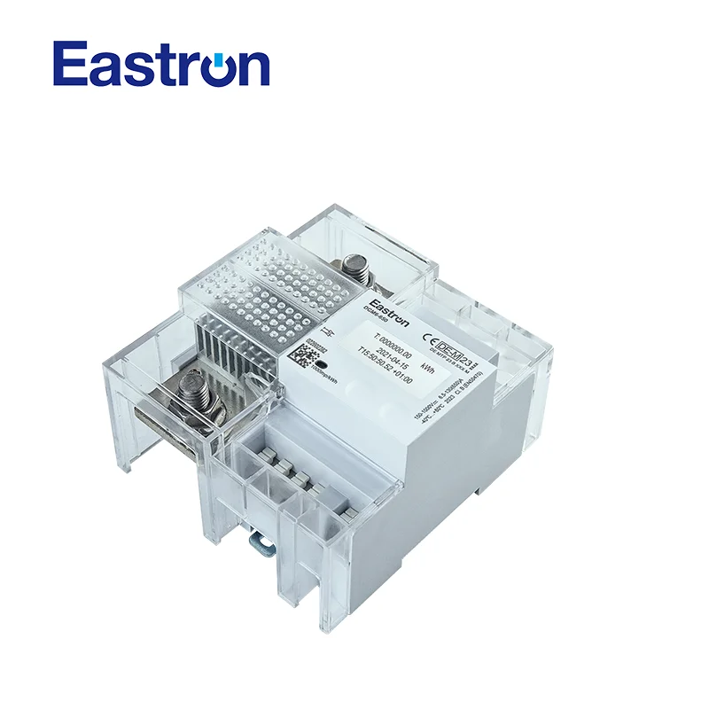 Eastron DCM6-650 PTB DC kWh Meter with Data Logger, RS485 Modbus Din Rail Mounted DC Fast Charger Meter