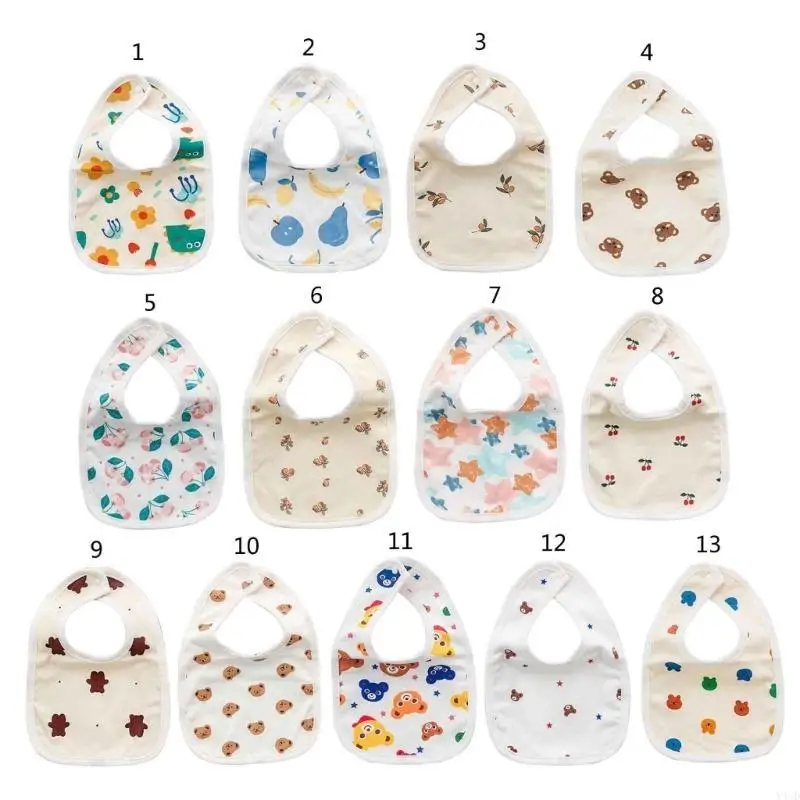 

Y4UD Bib Baby Burp Cloth Soft Cotton- Bibs for Baby Girl Shower Birthday Gifts