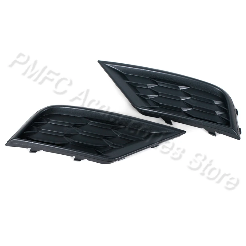 Car Fog Light Shell Grille Fog Lamp Cover Foglamp Grilles For Volkswagen VW Tiguan MK2 2017 2018 2019-2021 5NG853666C 5NG853665C
