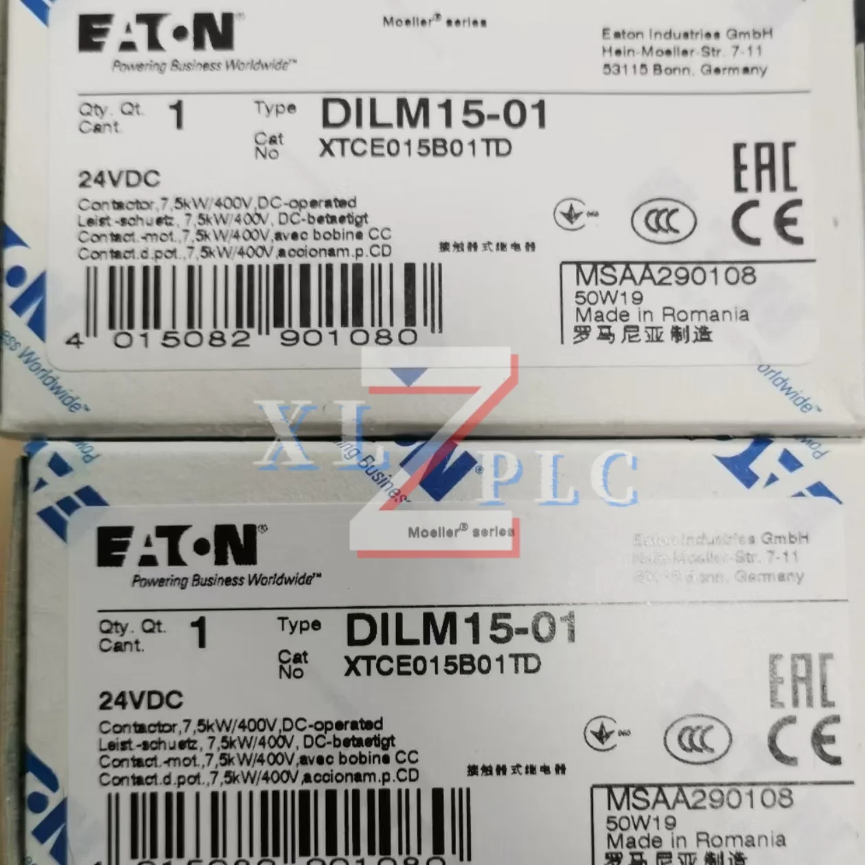 DILM15-01 24VDC DILM15-01C 24VDC neues Originalschütz