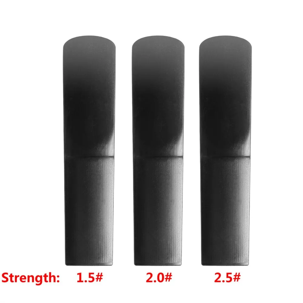 Cañas de resina para saxofón Soprano, fuerza 1,5 2,0 2,5, cañas para saxofón Soprano, accesorios para instrumentos para principiantes, 3 uds.