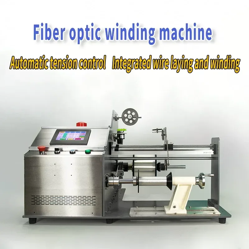 for Optical Fiber Winding Machine Single Layer Parallel Coil Stranded Wire Meter Circle Enameled Wire PLC Numerical Control