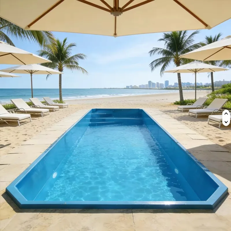 Glass Fiber FRP Prefab Pool for Adults Children Pet Friendly Container Design Commercial Custom