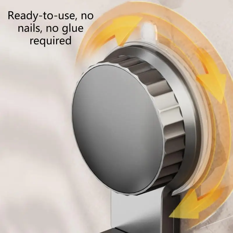 Expandable Suction Cup Cookware Lid Organizers Wall Mount Kitchen Shelf 2pcs