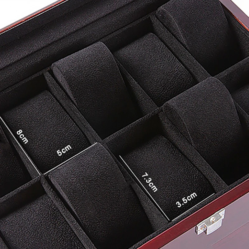 Double Layer Watch Box Wooden Jewelry Box Storage Box Organizer Case Drawer Watch Box Display Cabinet Gift Ideas Free Shipping