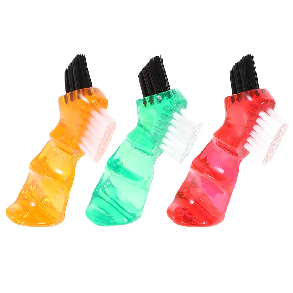 

3 Pcs Denture Toothbrush Multi-functional Small Personal Household Mini for Home Cleaning Oral Care False Double Sided