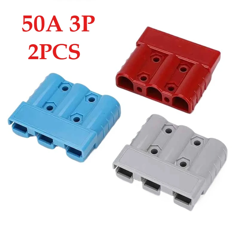 

2/3 Pin For Anderson Style 50A/175a Plug DC-DC Charger Solar Power Connector Plug Forklift Caravan Motorcycle Battery Adapter