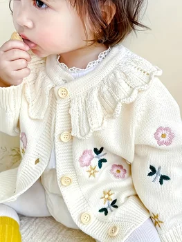 Baby Knitted Cardigan Sweater 1