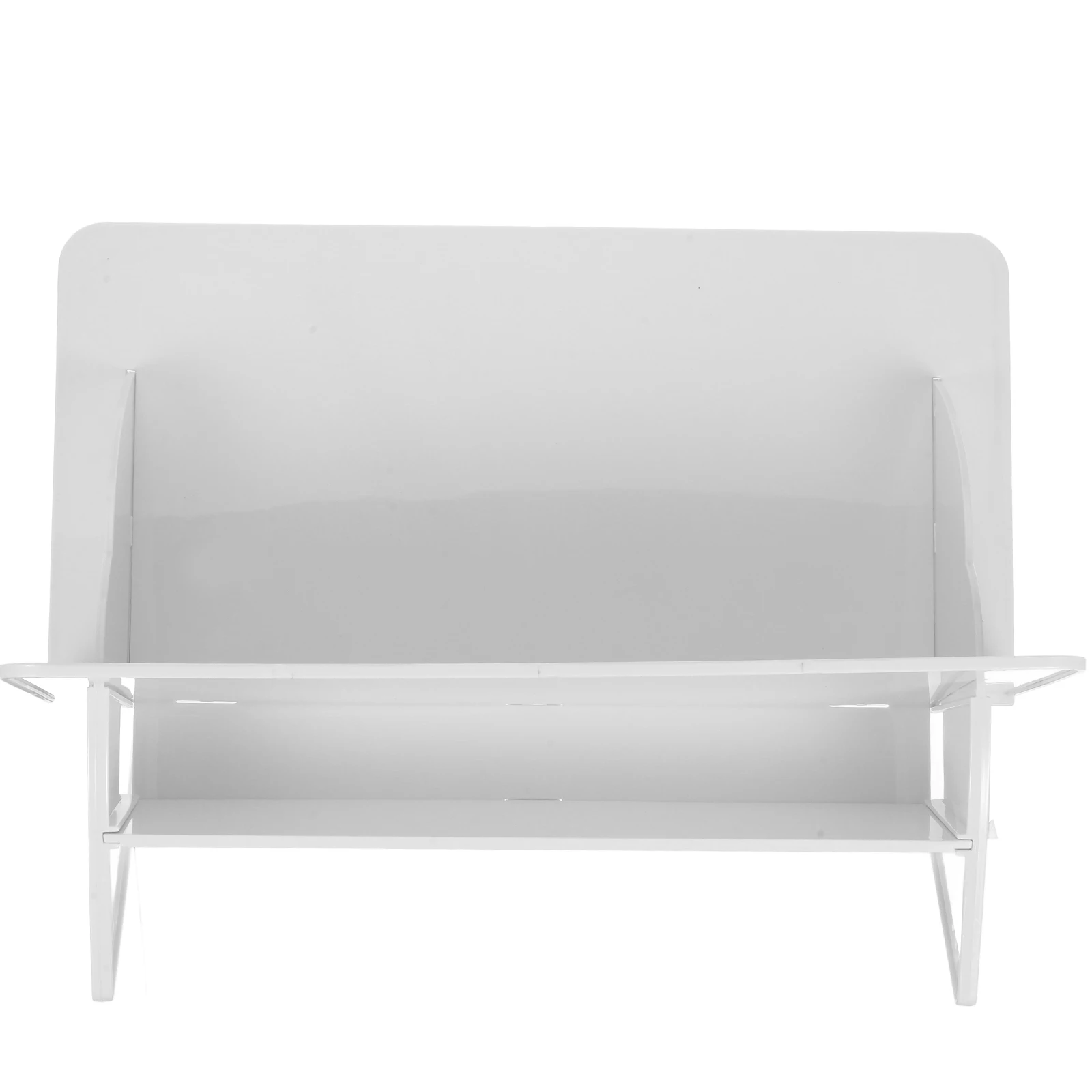 

Multifunctional Book Stationery Organizer Rack V-Shaped Desktop Storage For Home Office Classroom Books Files Sundries Plastic