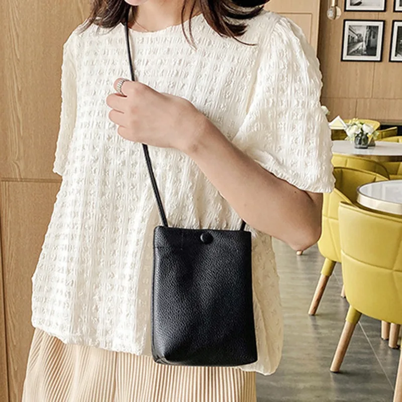 New Women Soft PU Leather Handbags Female Retro Mini Shoulder Bags Phone Pocket Card Holders Fashion Crossbody Bags For Girl