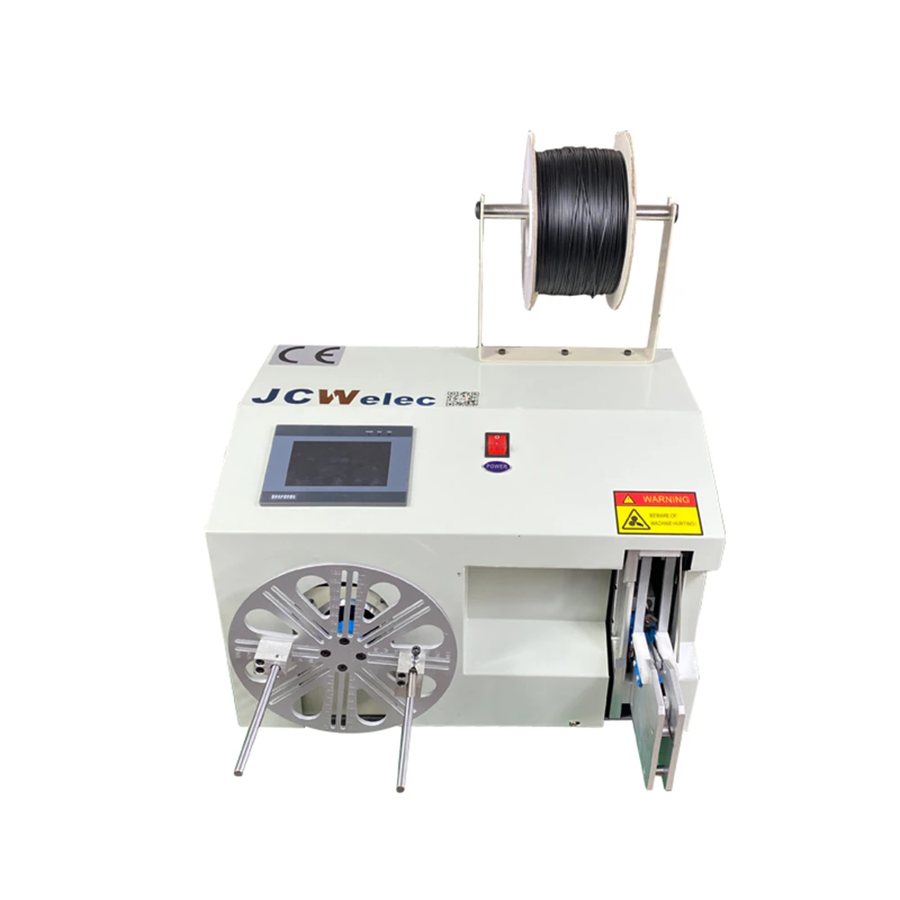

JCW-WB01 High Efficiency Automatic Wire Cable Winding and Tying Machine Large Wire Coiling Packing Machine