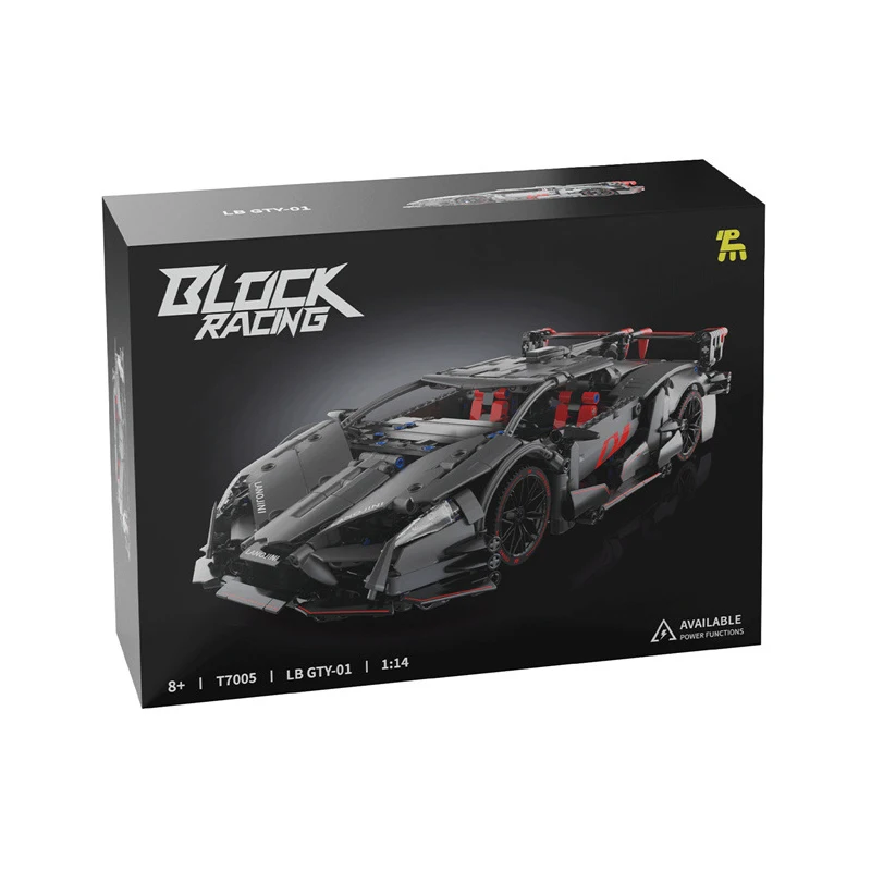 IN STOCK T7005 MOC Technical Remote Control Sports Car Building Blocks Bricks Model Assembling Toys for Boys Christmas Gift Set