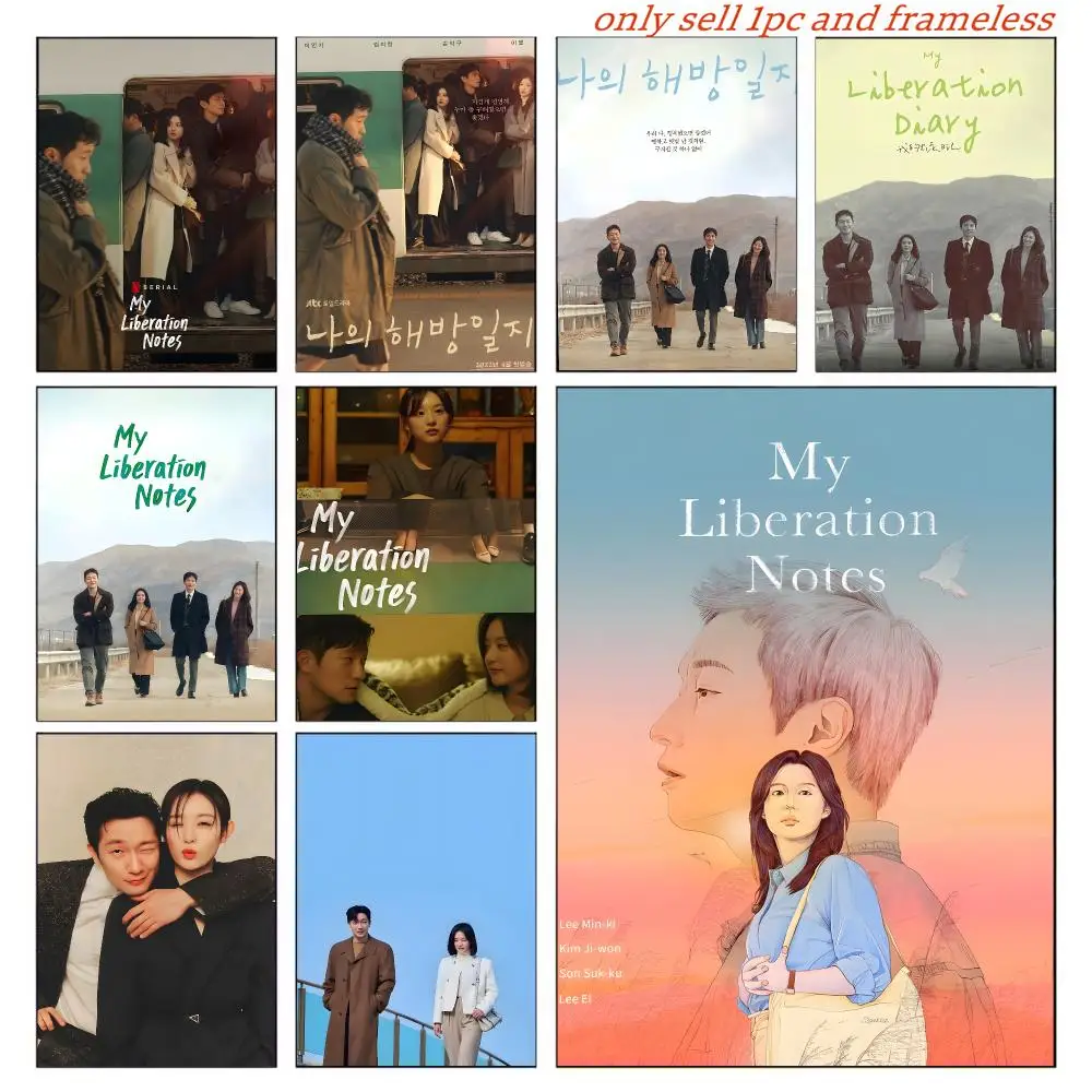 My L-Liberation Notes LOVE MOIVE Poster Posters Sticky Vintage Room Home Bar Cafe Decor Kawaii Room Decor