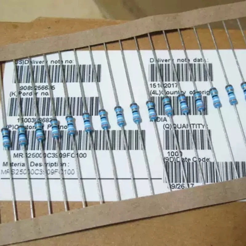 VISHAY-BC 39R 39 ohm resistor MRS25 1% copper foot metal film