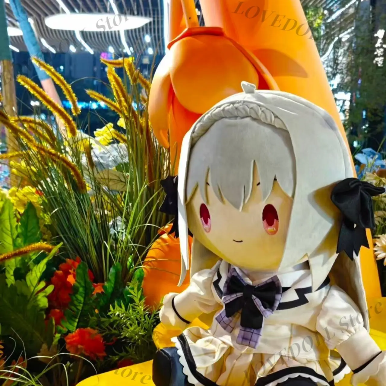 

Anime Girl Sakurakouji Runa Cute Sitting Posture Cotton Doll Plush Figure Toy Soft Stuffed Cosplay Plushies Pillows Halloween