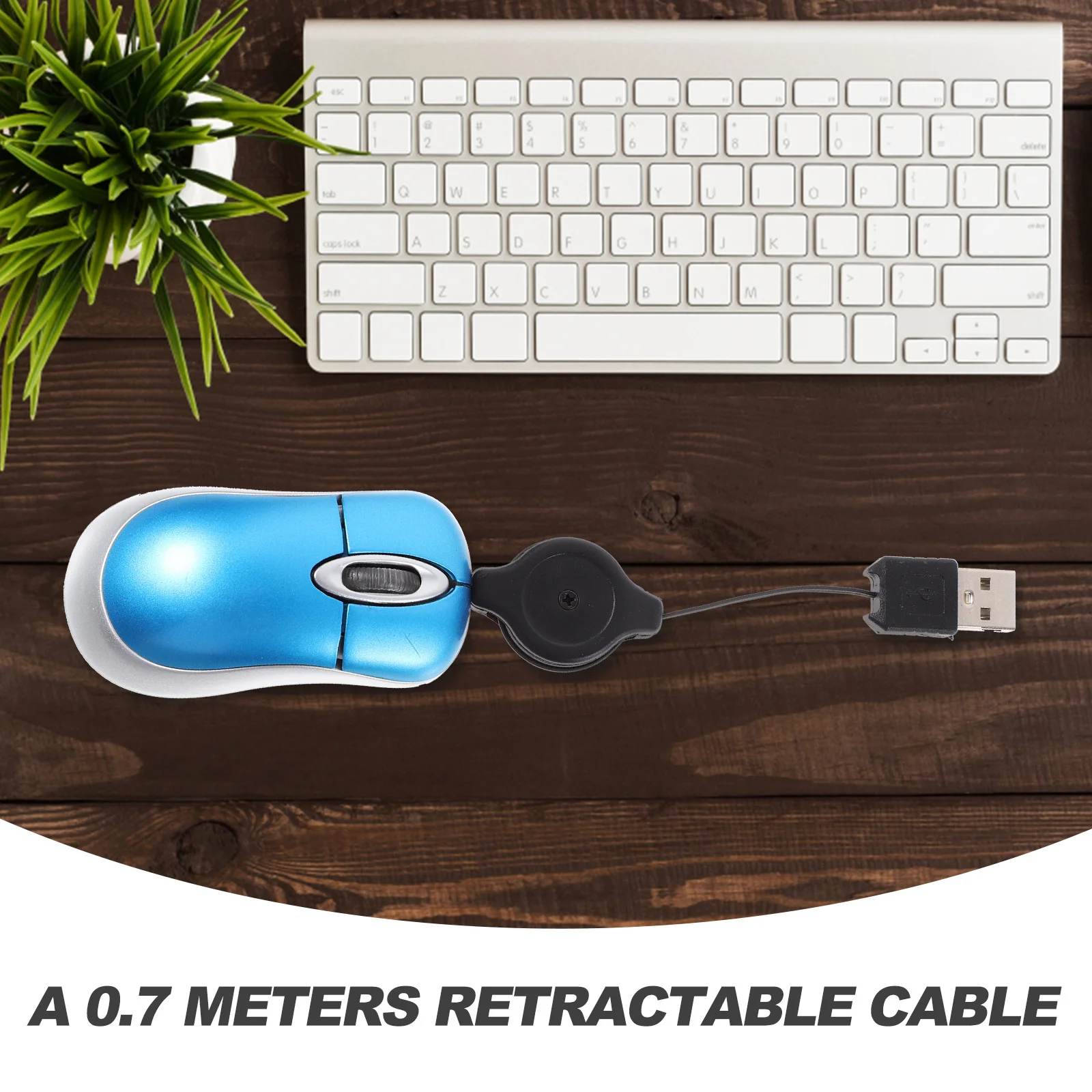 

Мини-оптическая USB-выдвижная мышь, компактная портативная конструкция, Plug Play, дорожная компьютерная USB-мышь для ноутбука