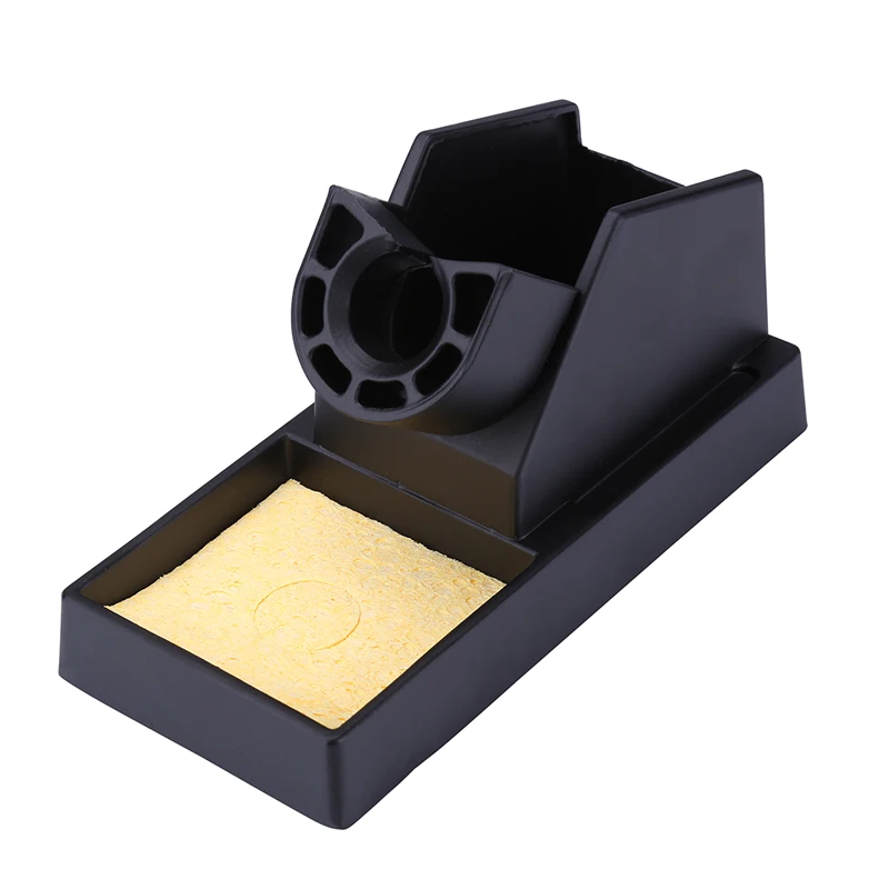 Aluminium elektrische soldeerbout standaardhouder met reinigingsspons voor 936 soldeerstation lasgereedschap accessoires