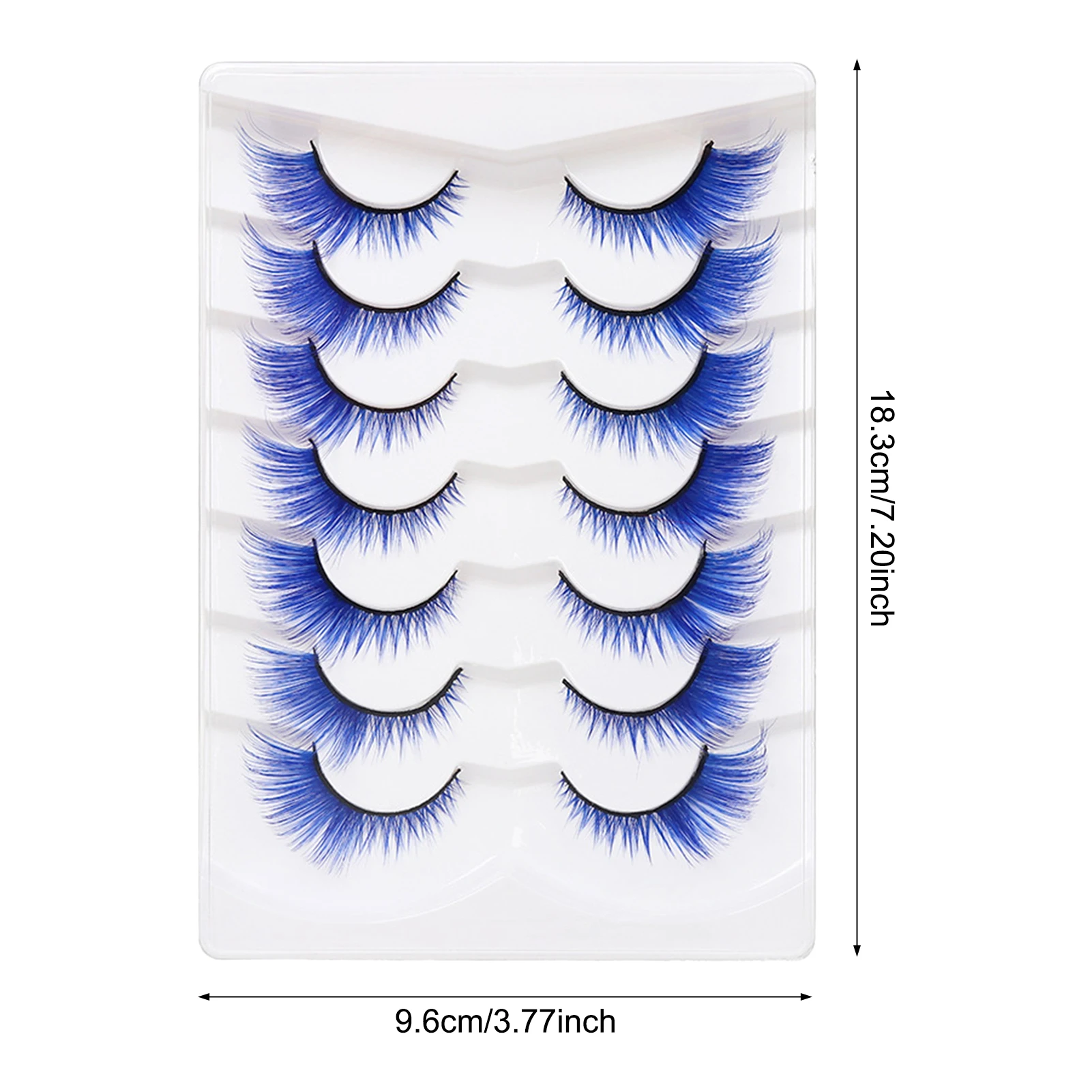 Diy cílios postiços coloridos cílios individuais cosplay tira cílios mulher cílios postiços maquiagem suprimentos