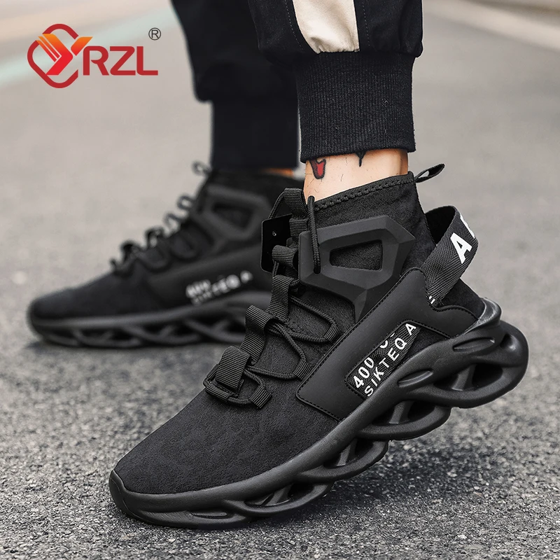 

Men High Top Sneakers Casual Breathable Mesh Lightweight Socks Shoes Comfortable Men Casual No-slip Walking Sneakers Mens Shoe