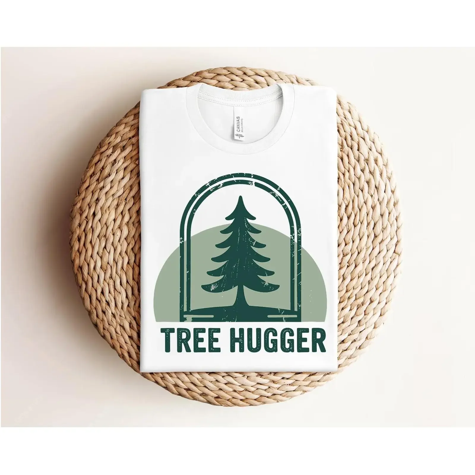 Tree Hugger T Shirt Eco Friendly for Nature Lovers vintage Washed Versatile graphic Unisex designer clothes Soft Breathable