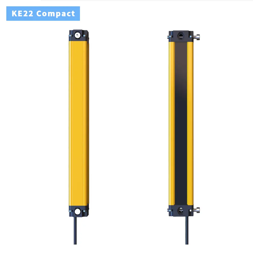 

KE22 series Safety Light Curtain Sensor Switch 8/12/16/20/24/28 Beam Safety Grating Safety Device 10mm Resolution DC 24V