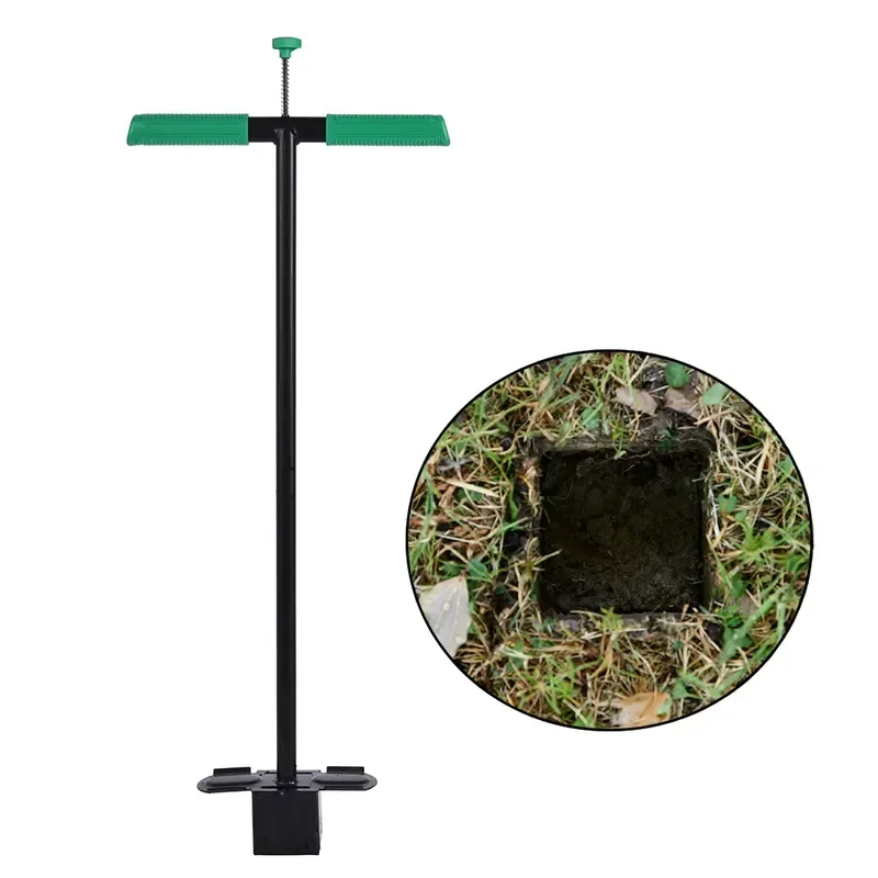 for Winslow & Ross Yard Butler Grass Plug Tool Long Handle Turf Plug Cutter Garden Lawn Sod Plugger Cutter