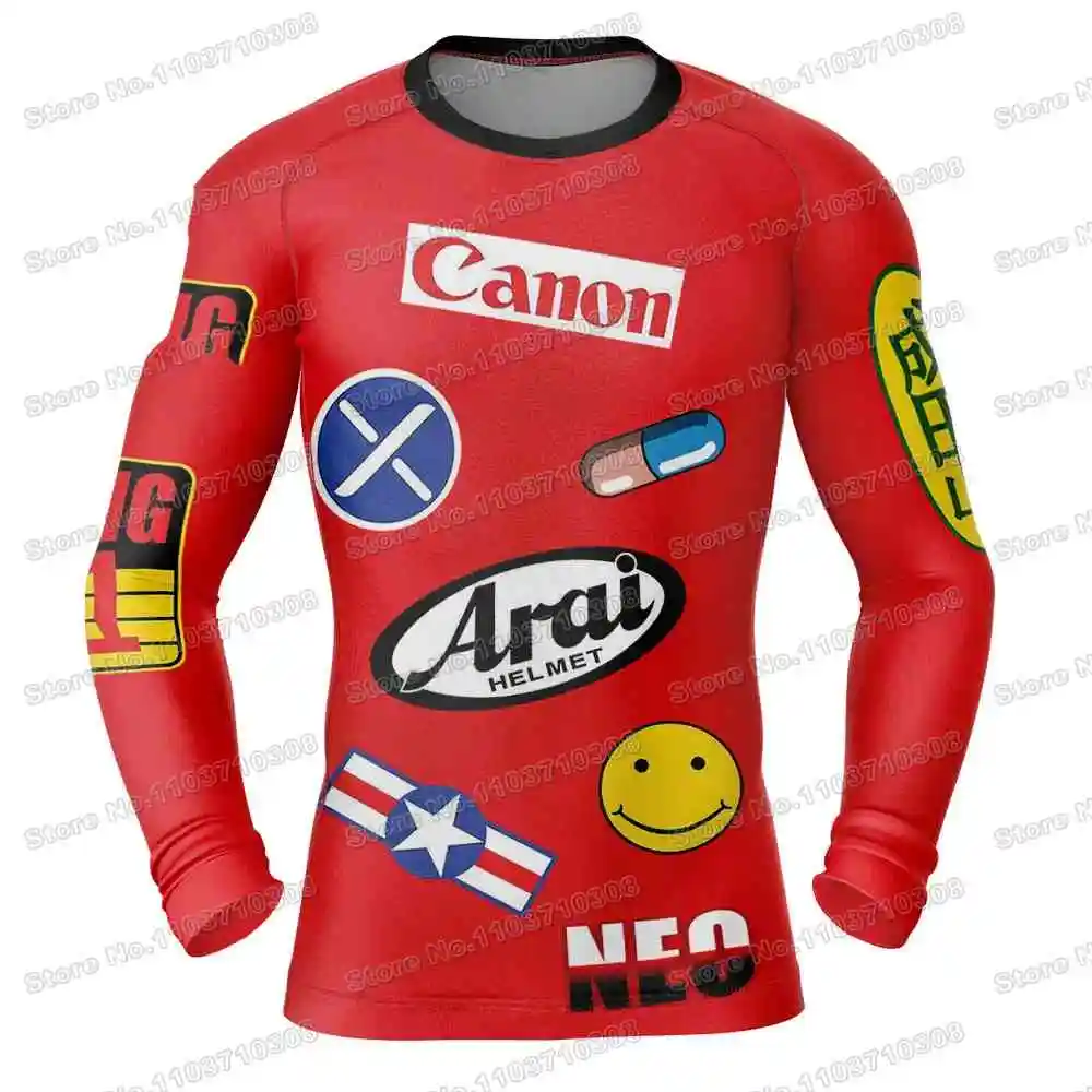 

Cartoon Long Sleeve Anime Rash Guards Surfing Jersey Beach Shirts Swimwear Diving Gym Shorts MMA BJJ Men Jiu Jitsu Fitness Sets