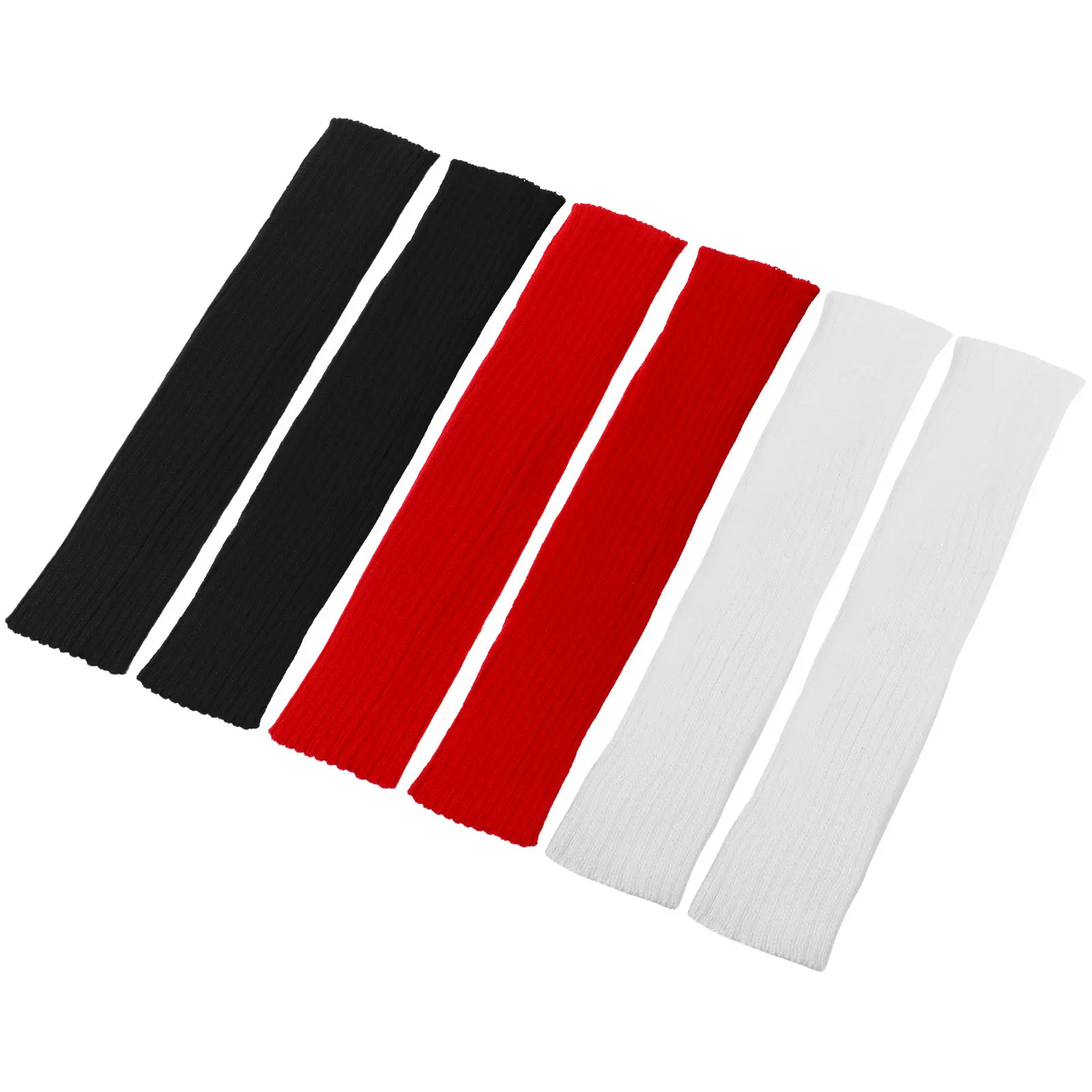 

3Pairs Knitted Boot Sock Cover Warm Leg Warmers Winter Autumn Chic Design Soft Comfortable One Size Fits All Women Boot Sock