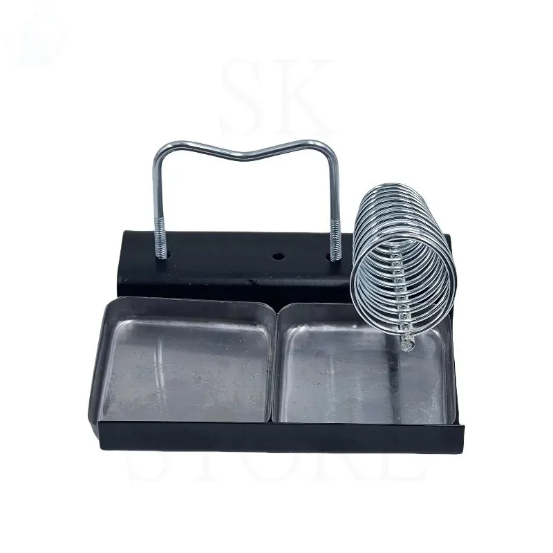 1pcs Dual Grid Soldering Iron Holder Soldering Iron Rests Double Rack For DIY Enthusiasts For Electronics Repair Solder Station