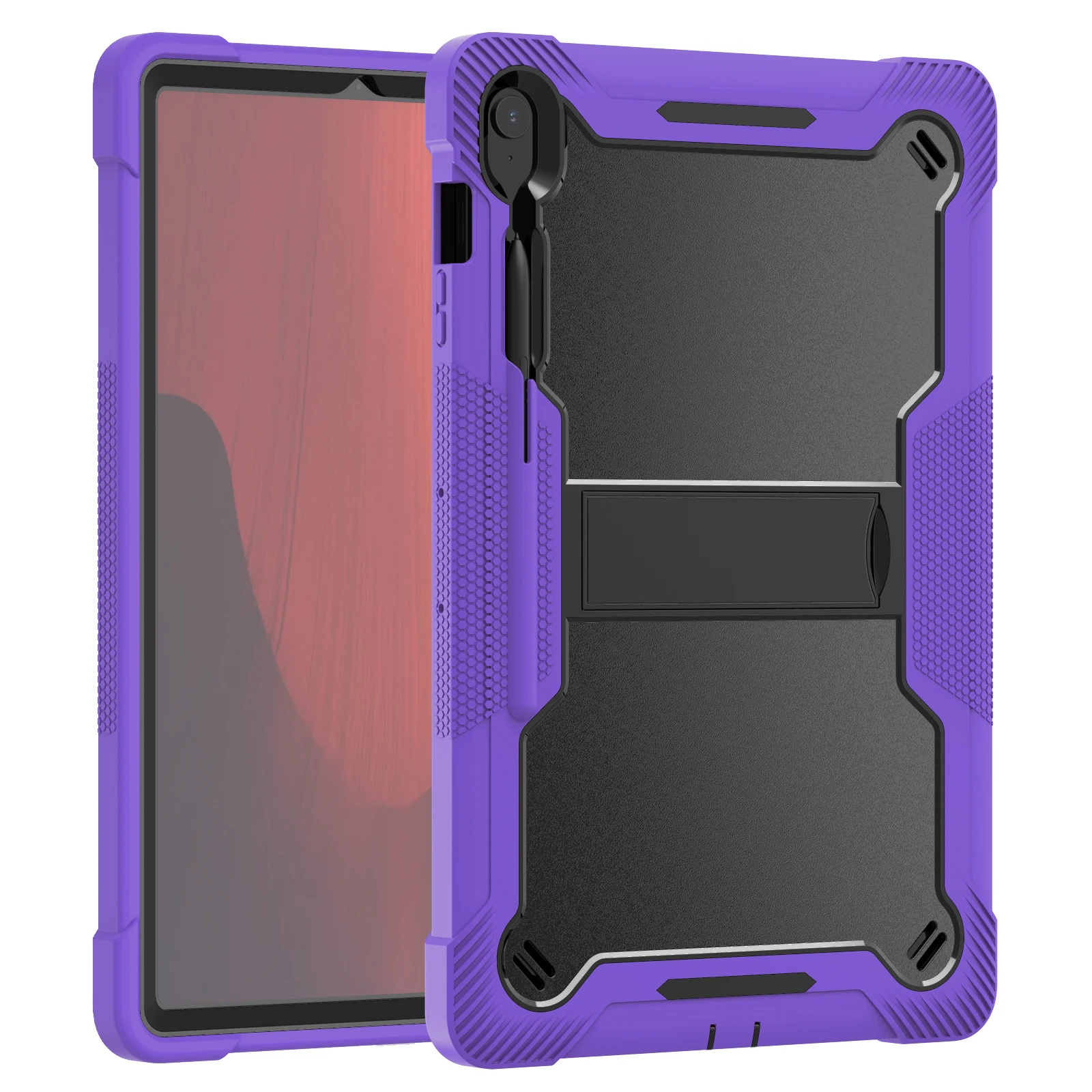 

Kickstand Rugged Case For Samsung Galaxy Tab S10 FE Plus 2025 13.1 inch SM-X620 SM-X626B Anti-Slip Heavy Duty Cover Shockproof
