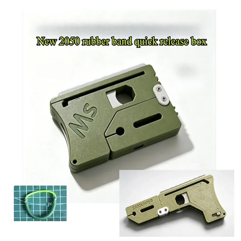 EDC Magic Box Enhanced Edition Foldable Portable Card style Non binding Rubber Band Decompression Defensive Pocket Outdoor Toy