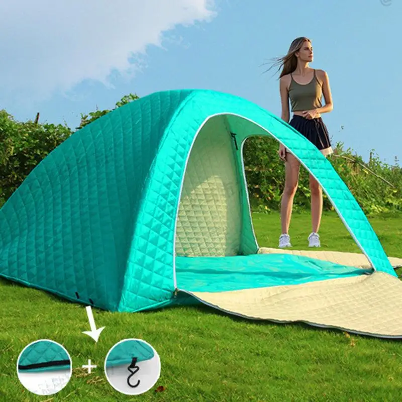 Portable Flower tent for 1-2 people automatic quick open Windproof Dome Tents Easy Popup Tent for winter Outdoor Hiking Travel