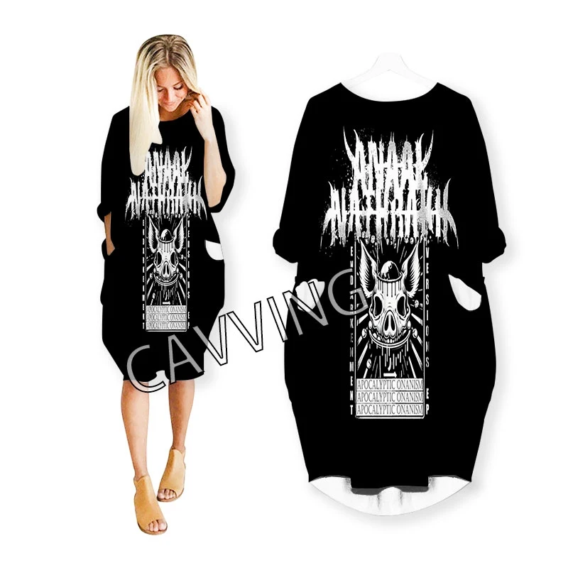 

ANAAL NATHRAKH Band 3D Print Women Streetwear Women US Size Dress Fashion Harajuku Short Sleeves Clothes Women Clothing