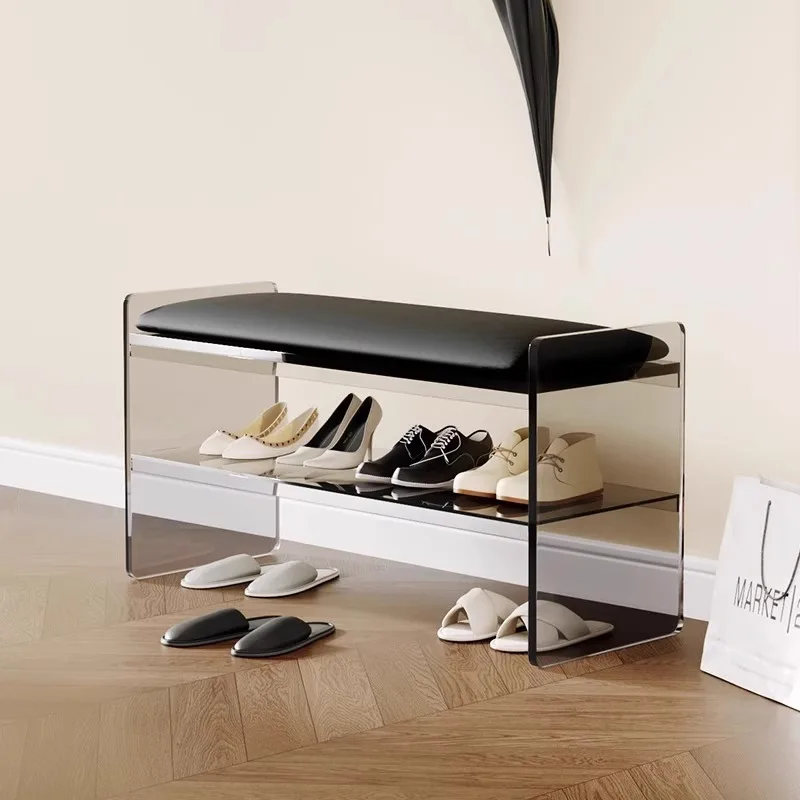 

Shoe changing stool door home bench light luxury advanced sense entry entrance can sit Internet celebrity ins customization