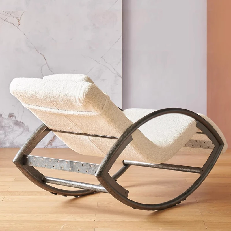 

☆の New Design Living Room Furniture Salon Single Recliner Leisure Sofa Chair Lounge Adults Rocking Chair