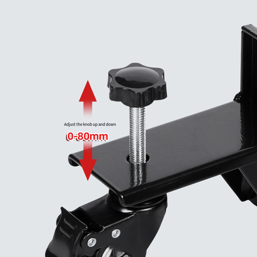 Door Dolly, Adjustable Door Installation Kit, Door Lifter Tool W/Rotating Wheels For Hands Residential Board Installation
