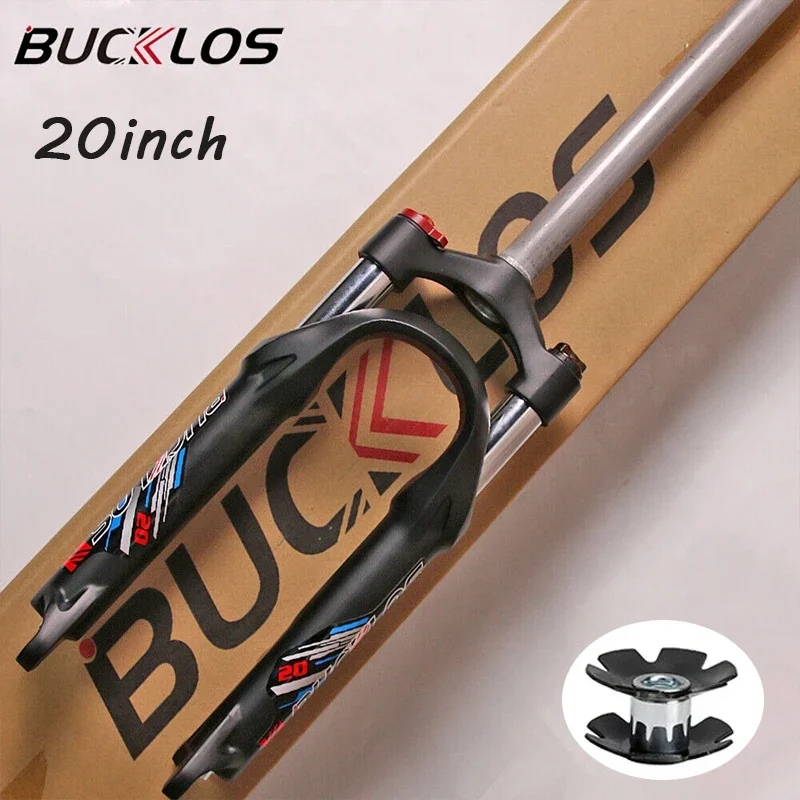 BUCKLOS 20 Inch Suspension Fork 50mm Travel QR Fork 1-1/8