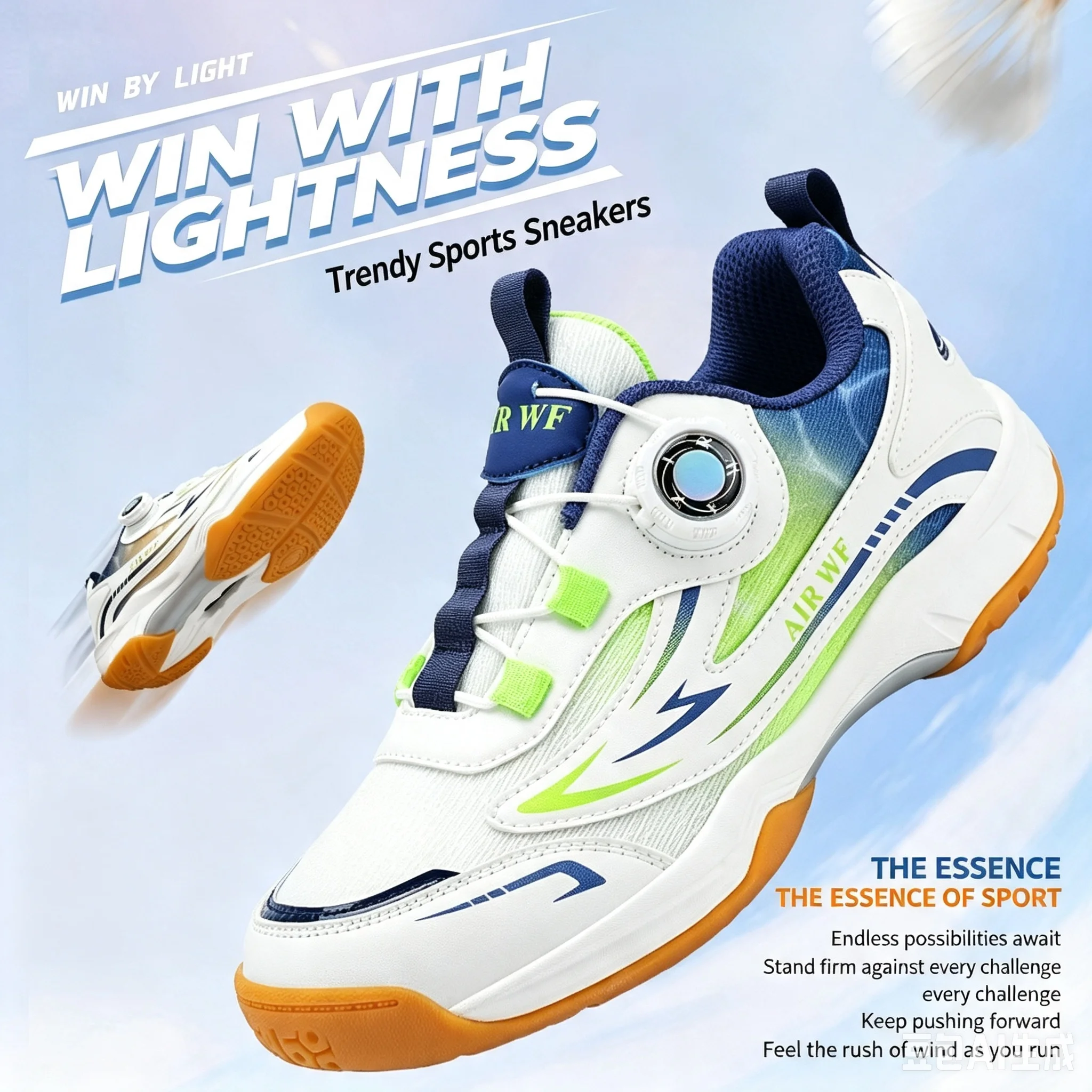 Indoor Court Professional Badminton Footwear Shock Absorption Anti-Torsion Comfortable Kids Competition Training Shoes