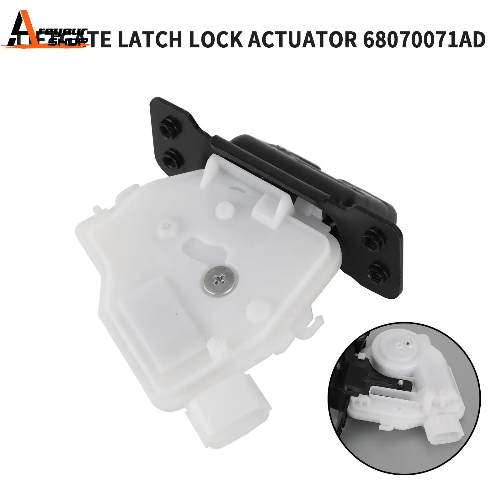 Areyourshop Liftgate Latch Lock Actuator 68070071AD for Fiat 500 Abarth Hatchback 2012-2019